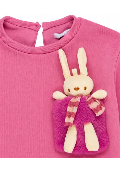 Felpa con coniglietto U+E' BY MISS GRANT | UE2354BUBBLE